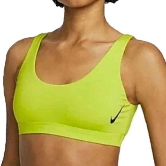 Nike Swim Tie Reversible Bikini Top - Green  NWT - Picture 1 of 3